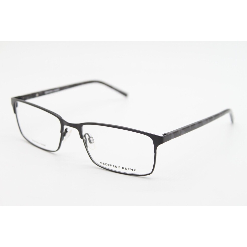 NEW GEOFFREY BEENE G464 BLK BLACK AUTHENTIC EYEGLASSES 55-17